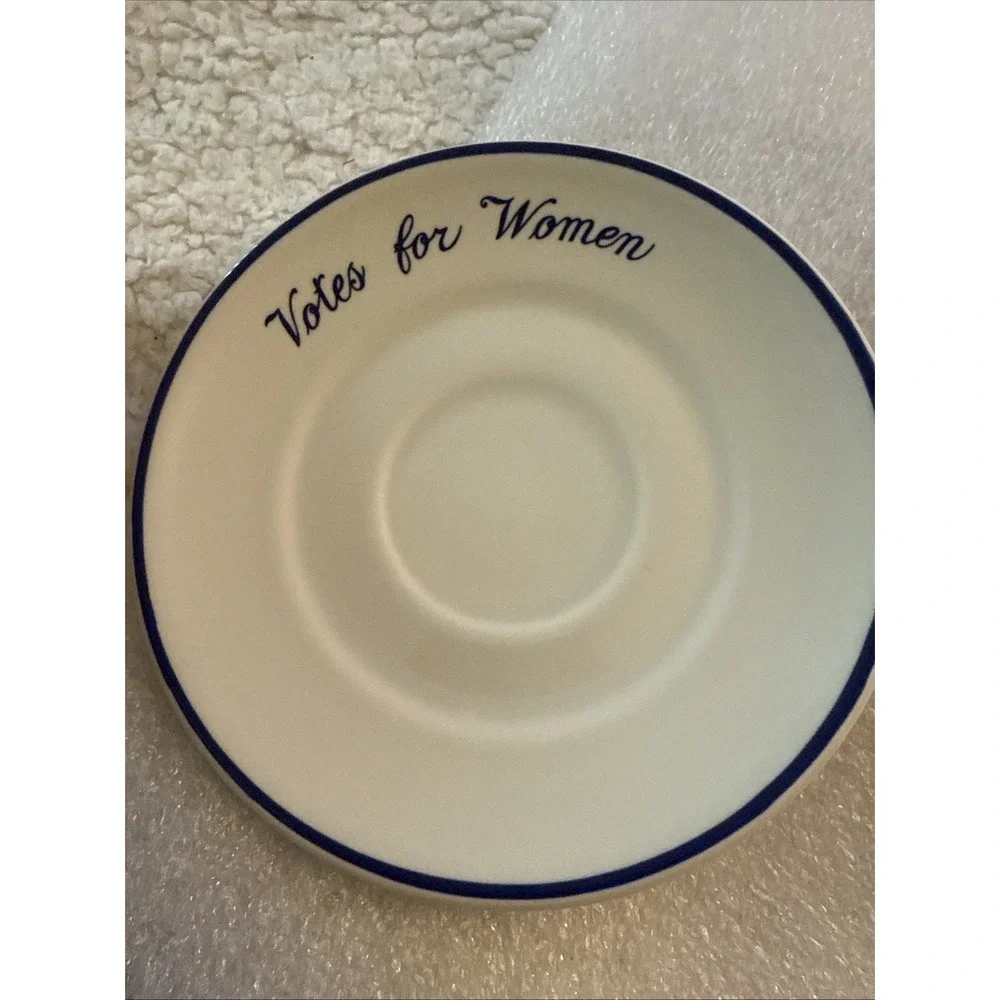 Votes for Women Teacup & Saucer - Preservation Society of Newport County